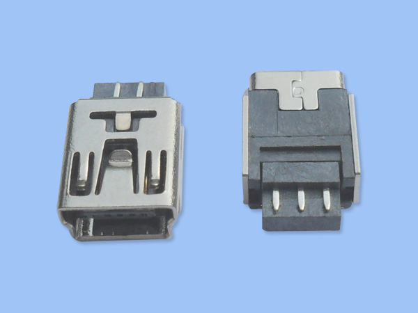 MINI USB 5P 焊线母头